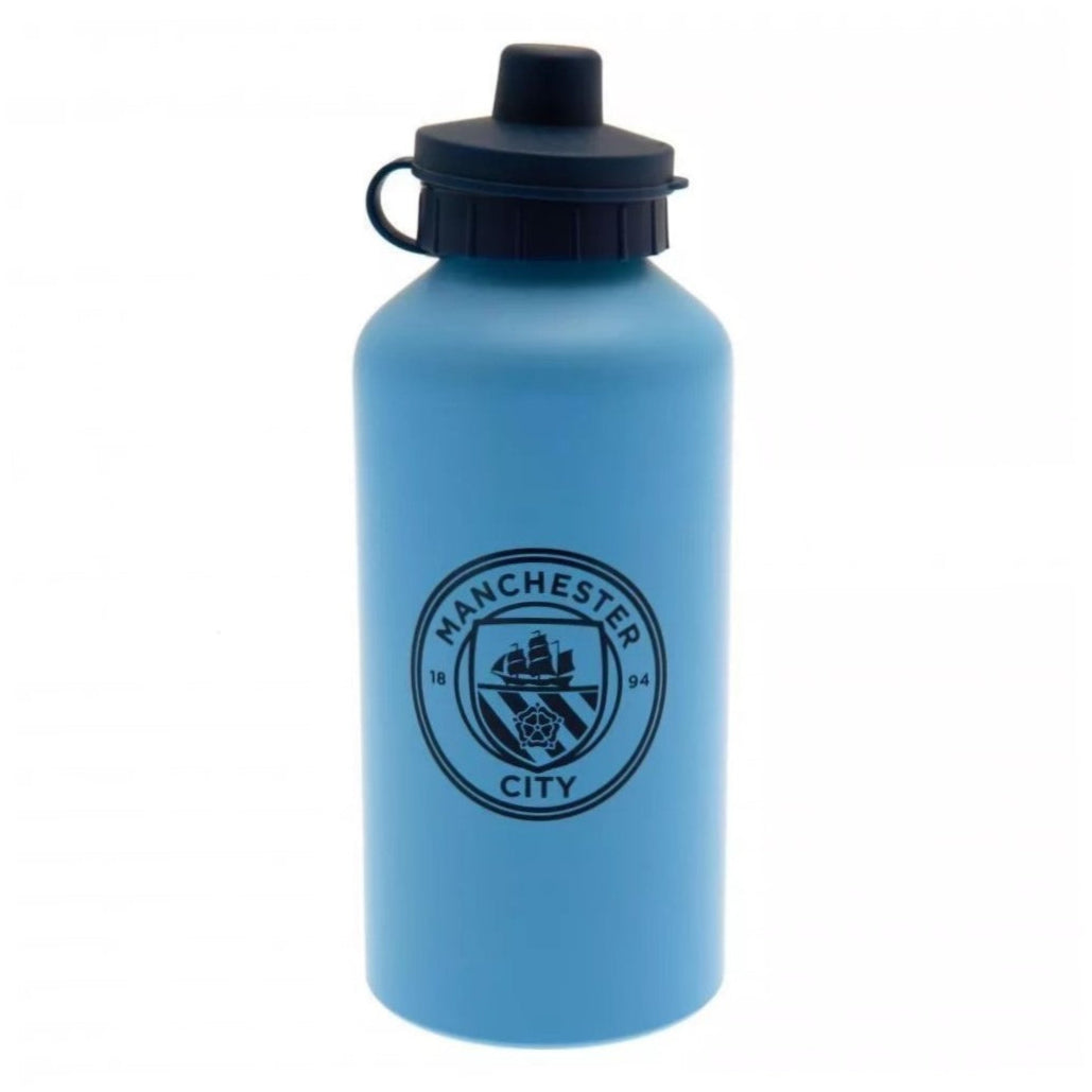 manchester city fc matt aluminium water bottle